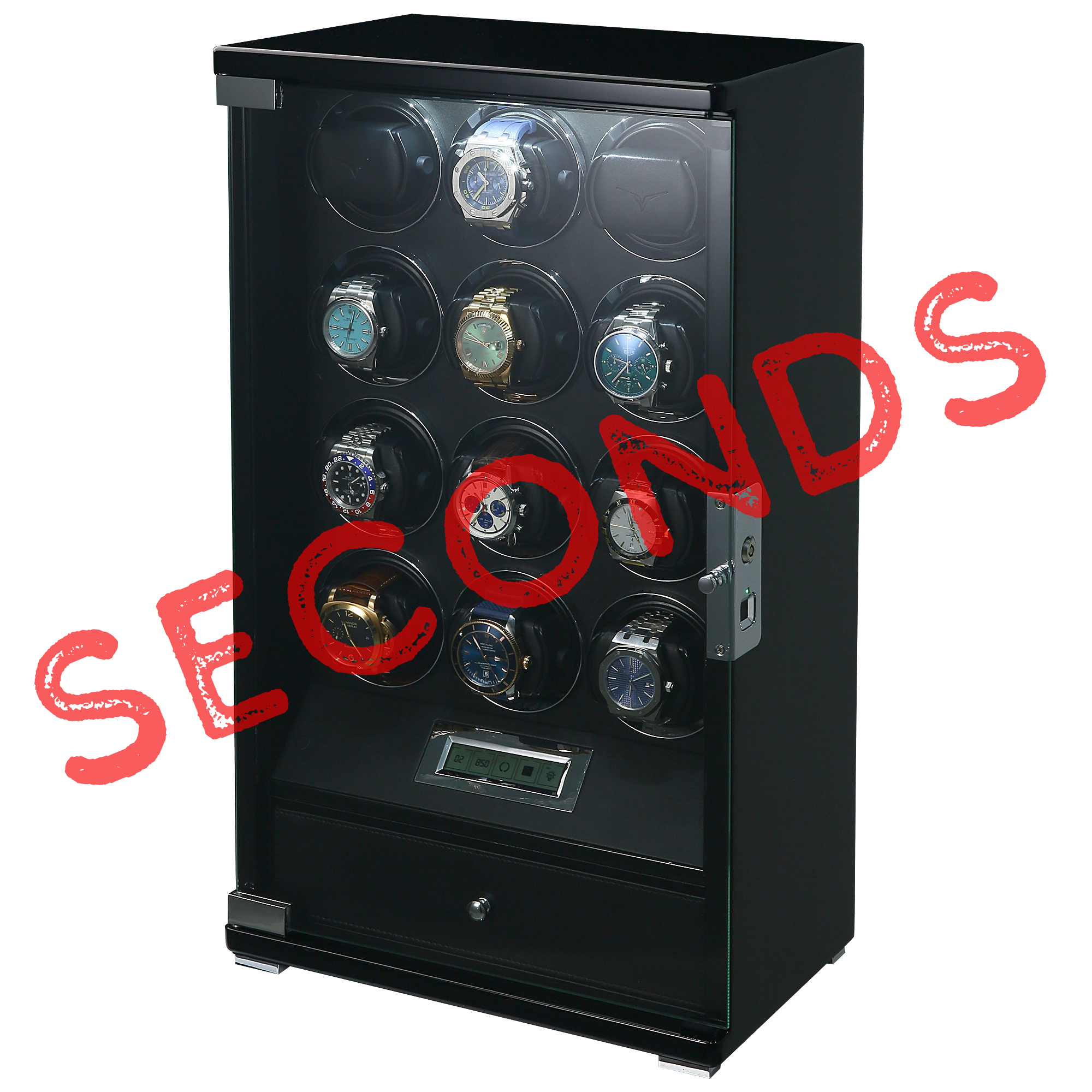 Seconds - Daylesford 12 Watch Winder in Black