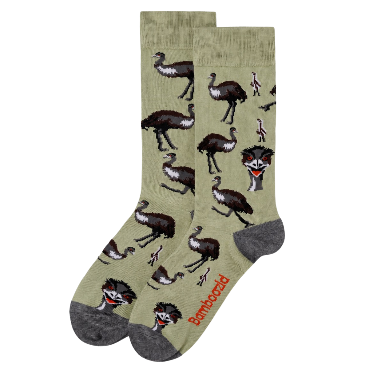 Chaussettes en Bambou Émeu pour Homme