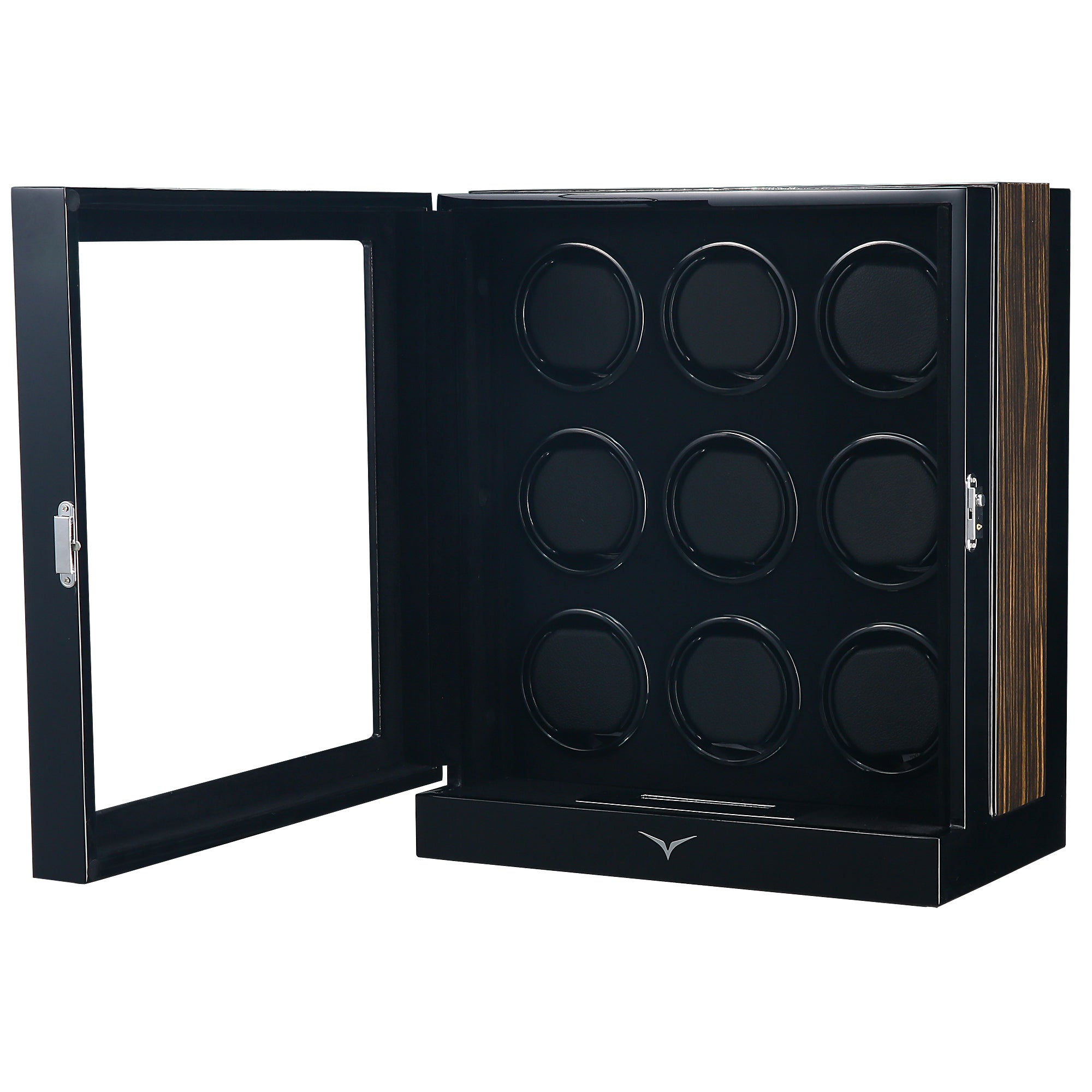 Sydney 9-Watch Winder Box in Black