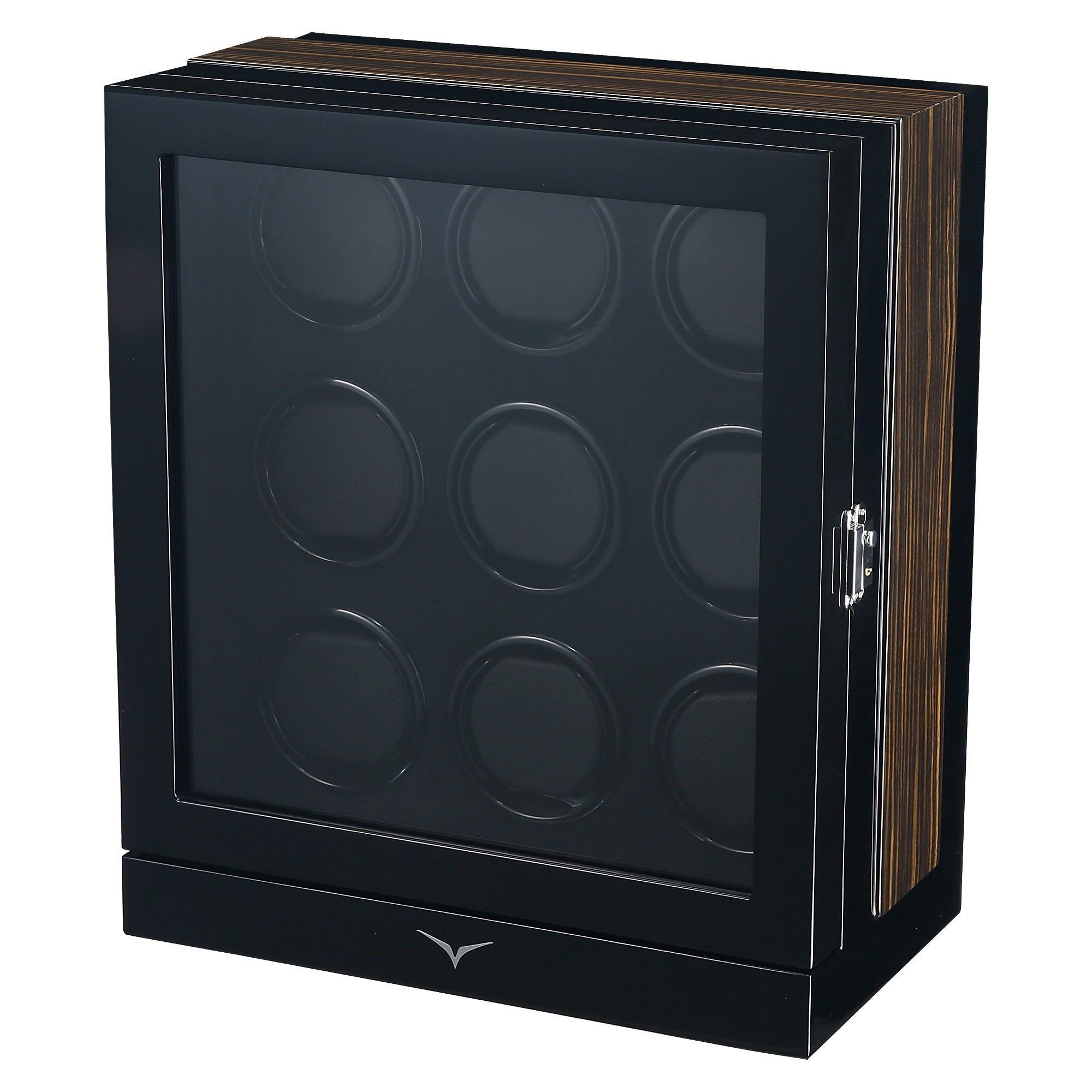 Sydney 9-Watch Winder Box in Black