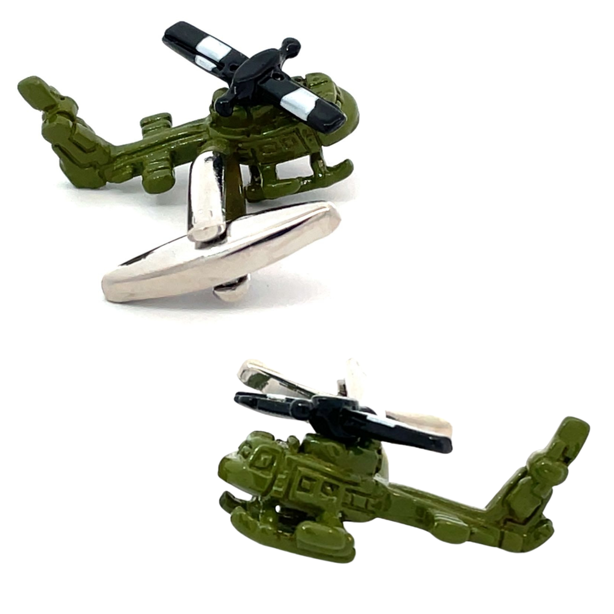 UH-1 Huey Helicopter Cufflinks