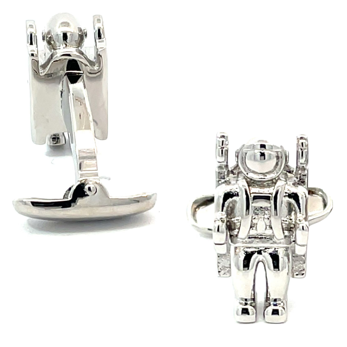Astronaut Silver Cufflinks