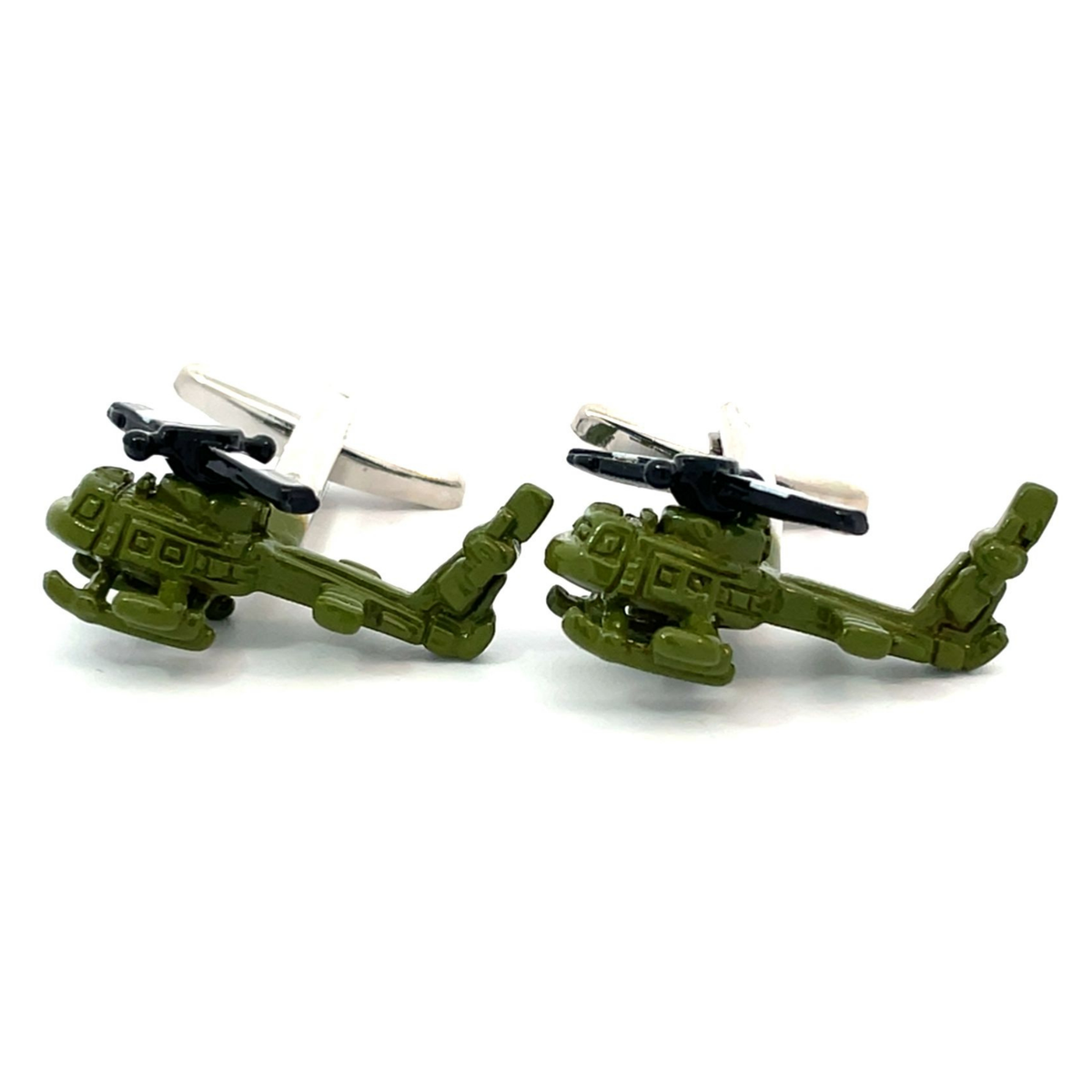 UH-1 Huey Helicopter Cufflinks