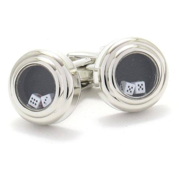 Rolling Dice Cufflinks Novelty Cufflinks Clinks Australia Rolling Dice Cufflinks