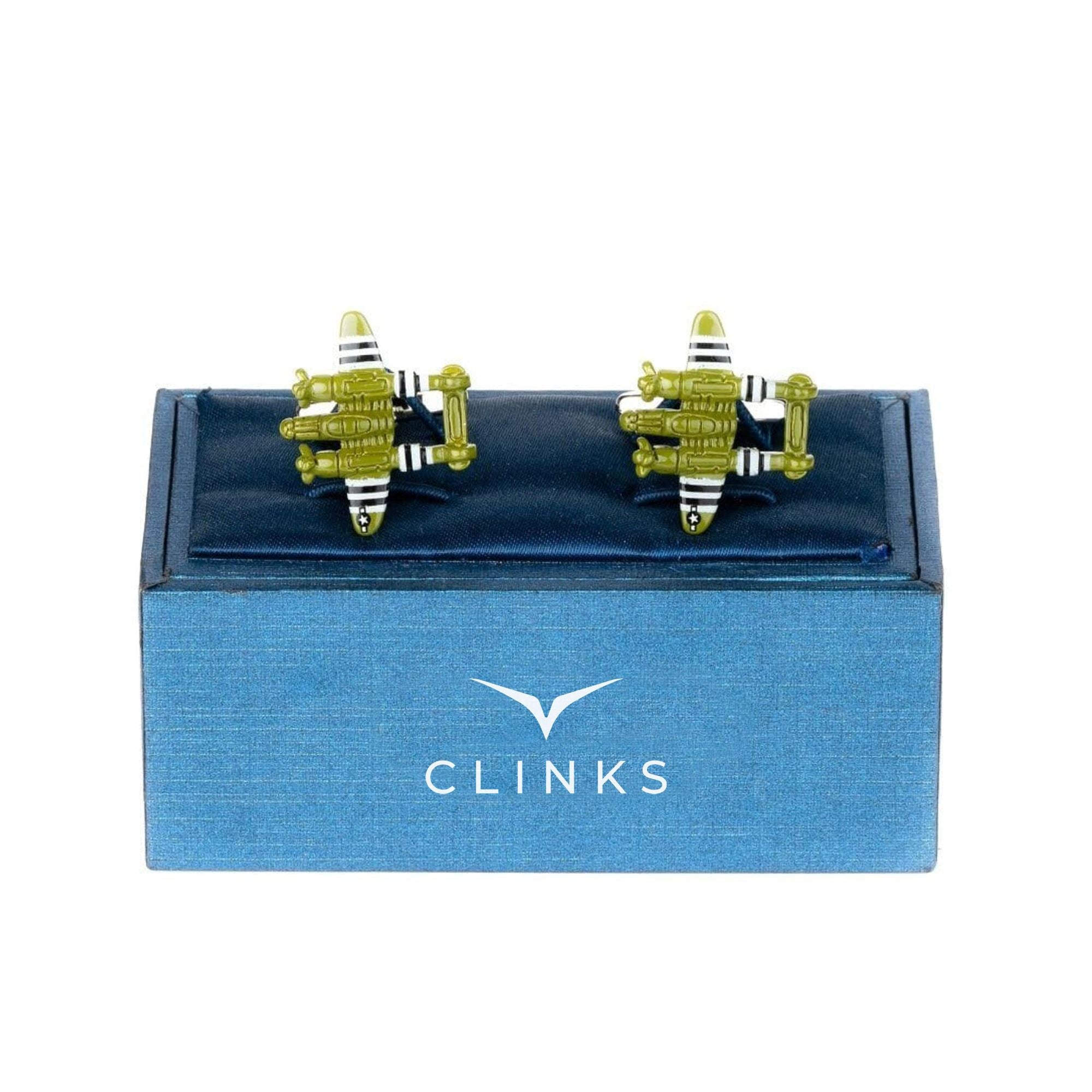 Green Fighter Jet Cufflinks Novelty Cufflinks Clinks Australia