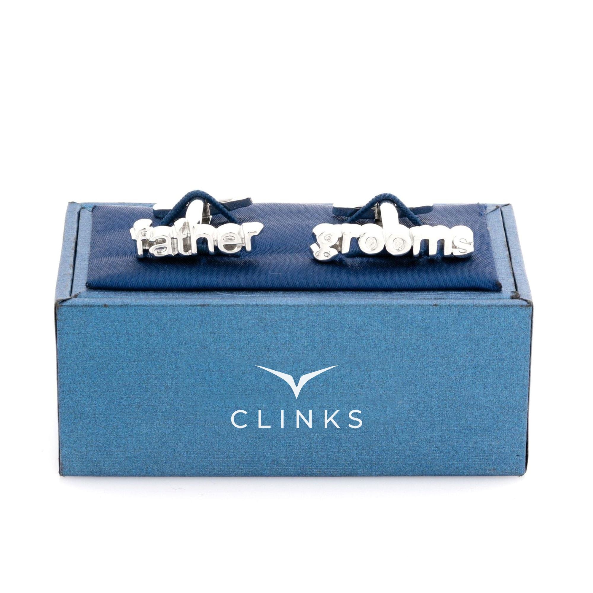 Grooms Father cut-out style Wedding cufflinks Wedding Cufflinks Clinks Australia