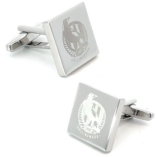 Boutons de manchette Collingwood FC AFL en argent