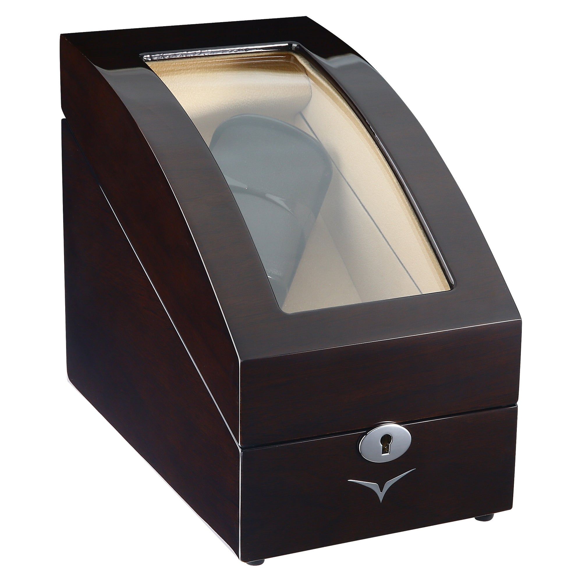 Avoca Mahogany Watch Winder for 2 + 2 Watches