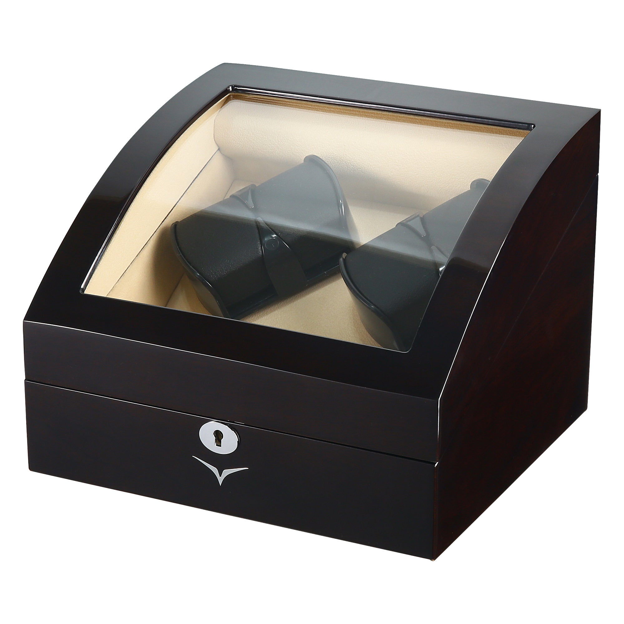 Seconds - Avoca Watch Winder Box 4 + 4 Watches in Mahogany