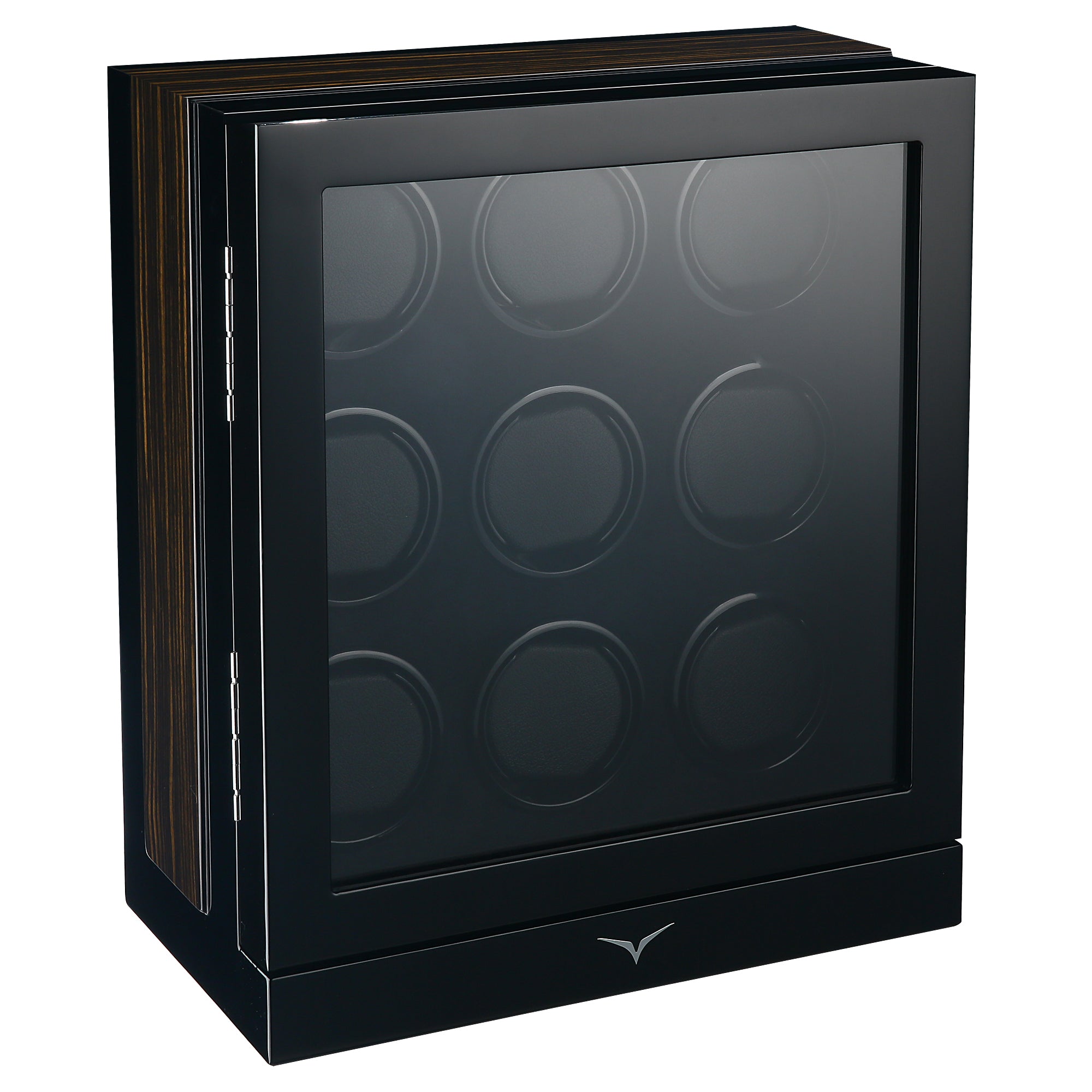 Sydney 9-Watch Winder Box in Black