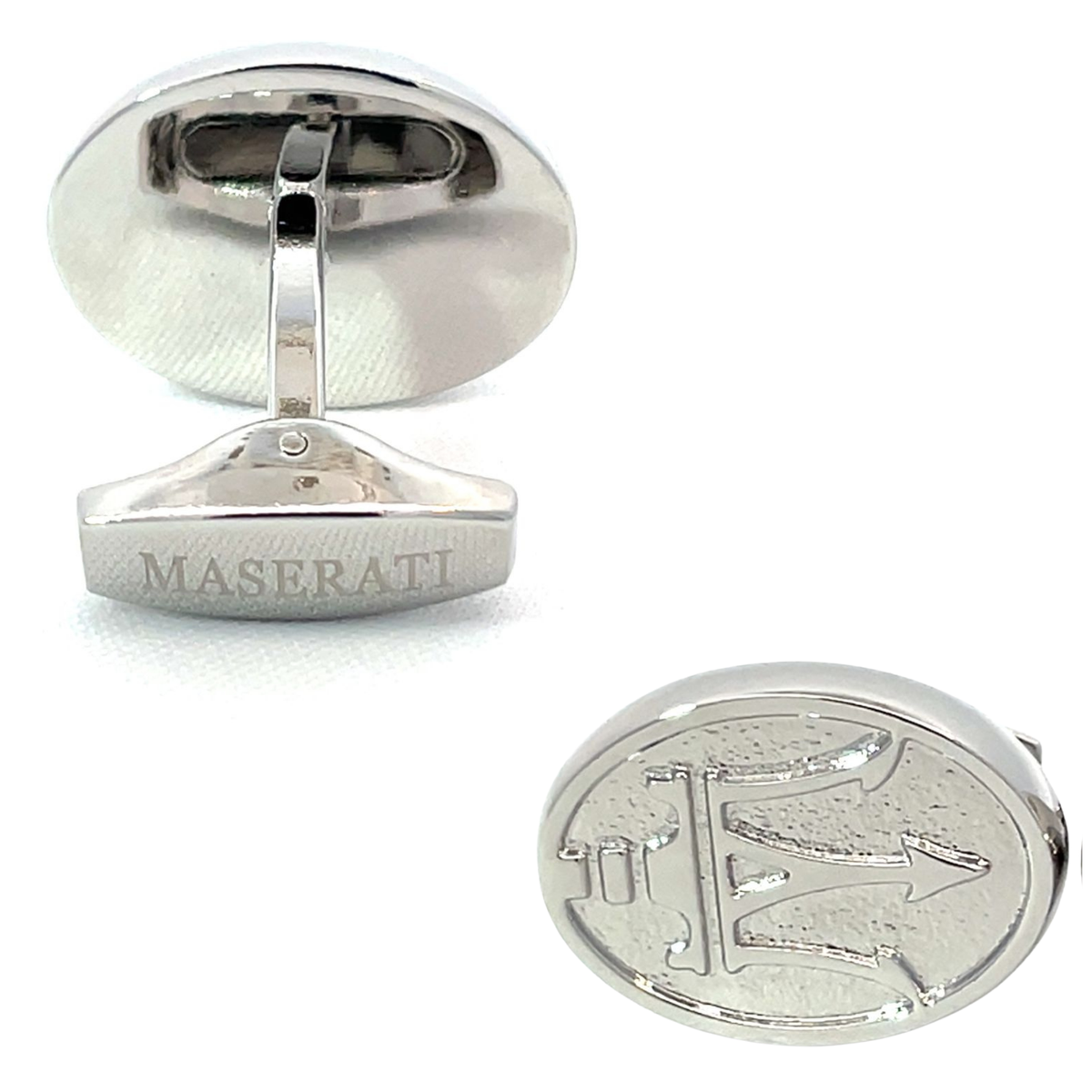 Silver Maserati Cufflinks