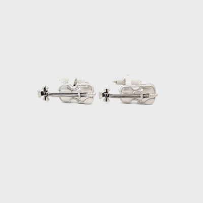 Violin with Strings Cufflinks