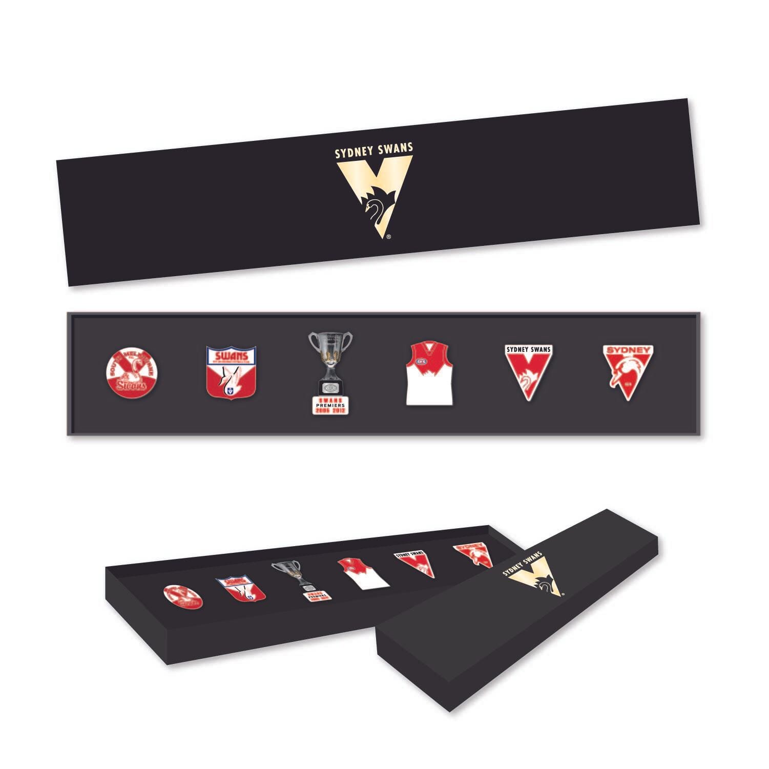 Sydney Swans AFL Pin Set Lapel Pin Clinks 