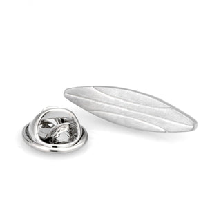 Silver Surfboard Lapel Pin Lapel Pin Clinks Default 